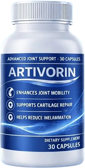Artivorin bottle, front of the label
